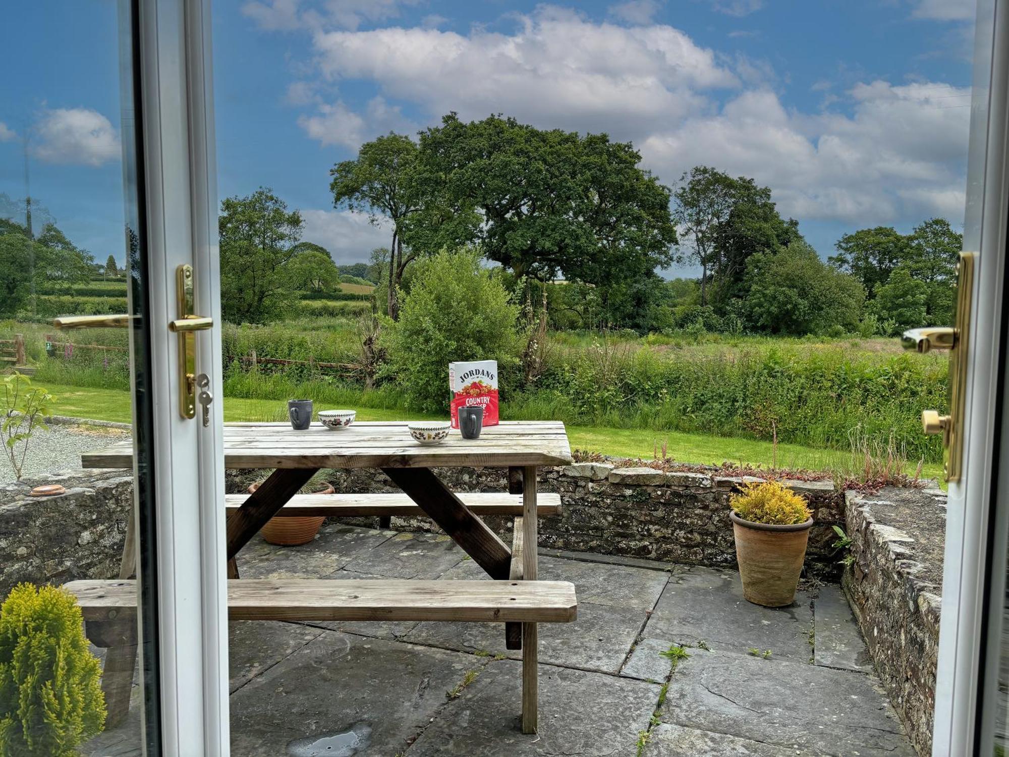 Maesyfelin Isaf B&B Llanybyther Esterno foto
